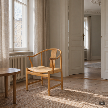 Hans J. Wegner, four model PP66 'Chinese Chair' chairs, PP Møbler, Denmark, 2001.