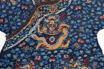 Rock, Jifu, broderad väv, Qingdynastin, 1800-tal.