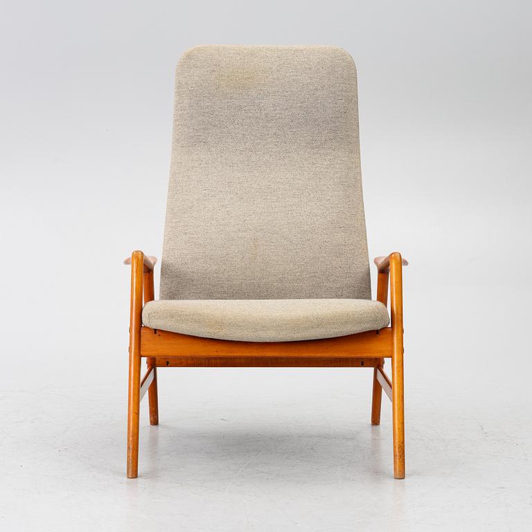 Alf Svensson, fåtölj "Contour-serien" Bra Bohag, Studio Ljungs industrier, 1960-tal.