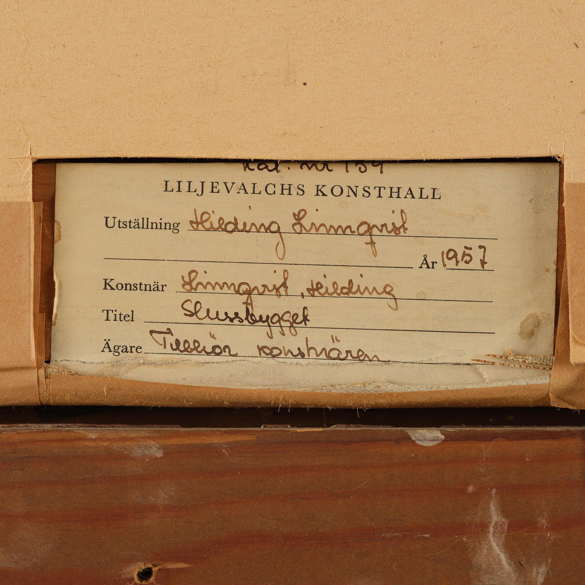 Hilding Linnqvist, "Slussbygget".