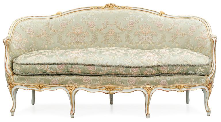 A Swedish Rococo 18th century sofa.