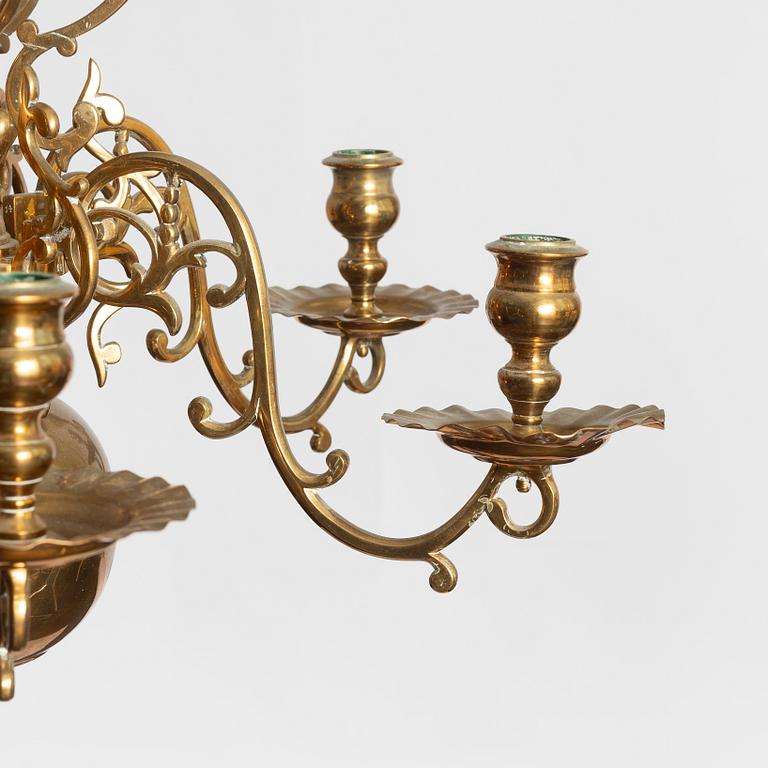 Chandelier, Baroque style, Gusums Bruk.