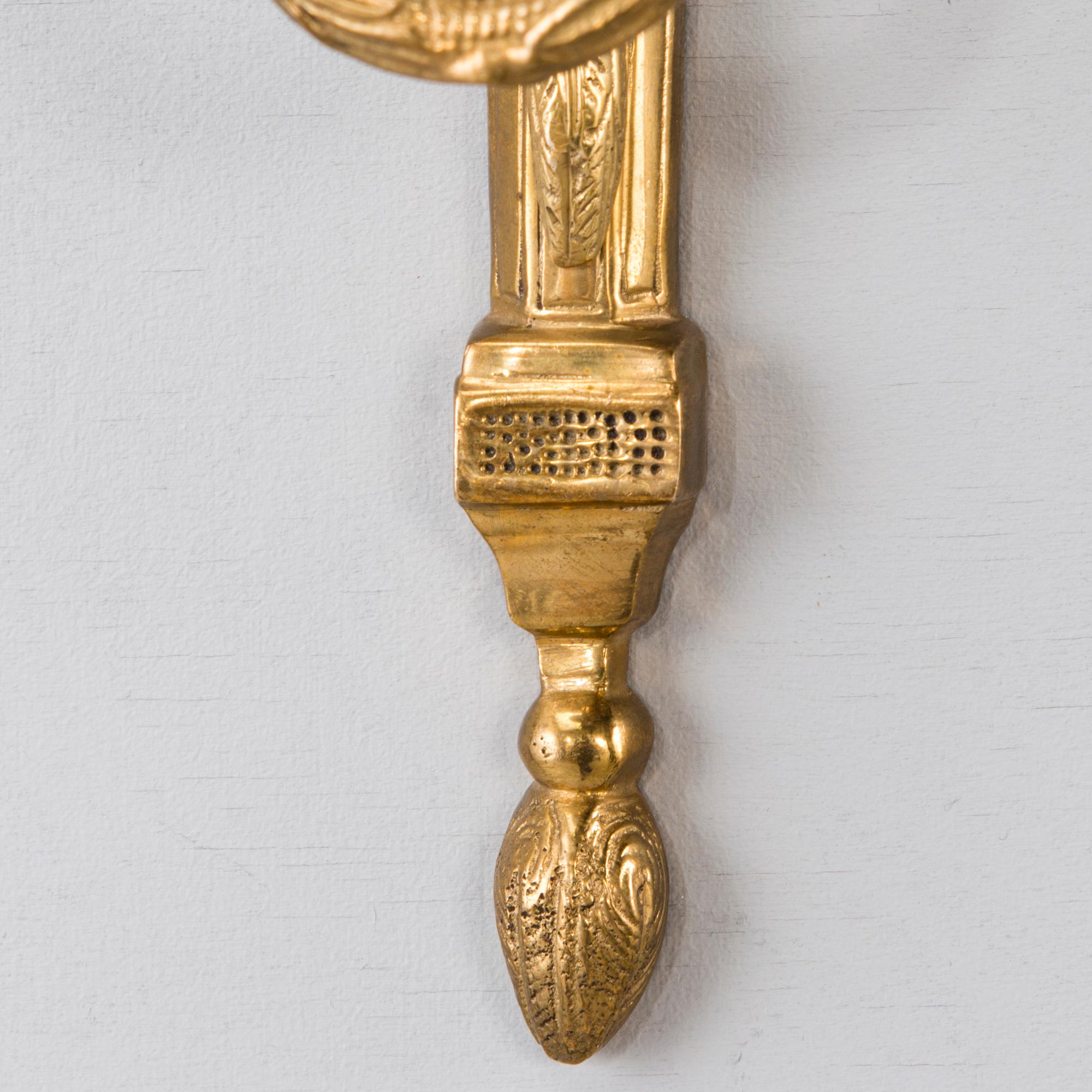 SEINÄLAMPETTIPARI, messinkiä, "Törne", Ikean 1700-luvun sarjaa, 1990-luku.