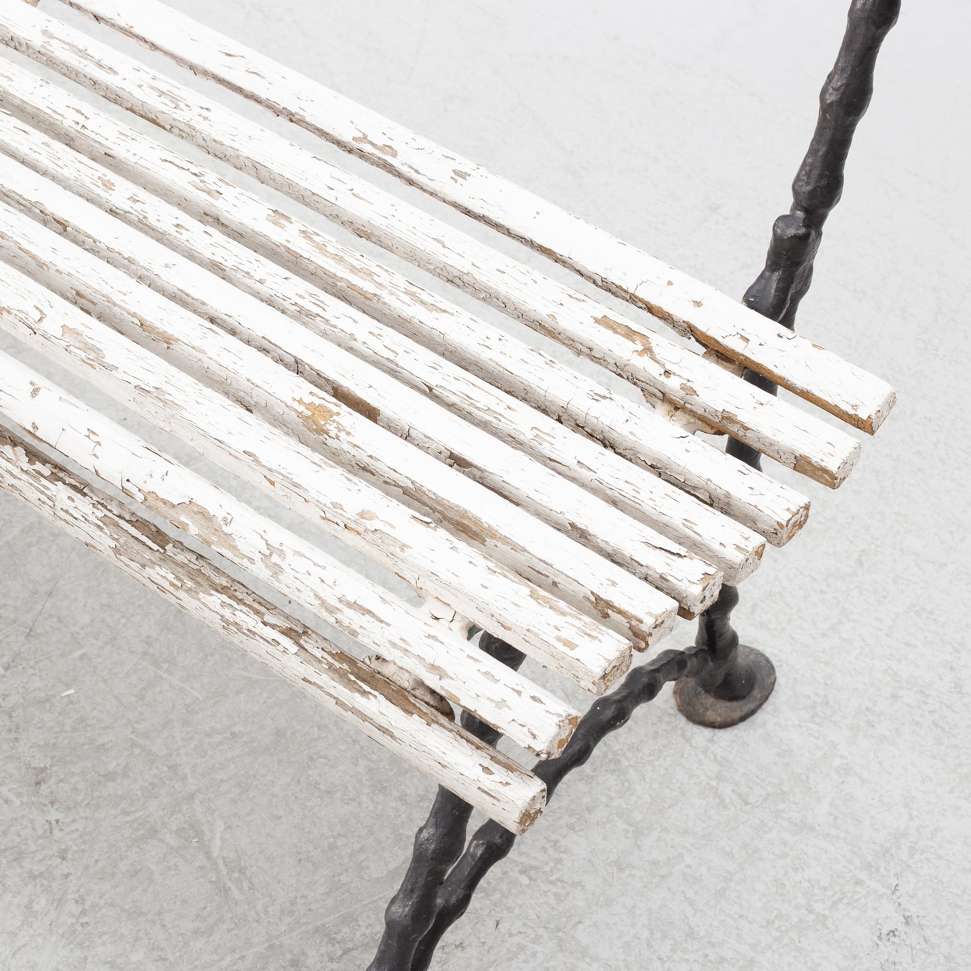 A garden sofa, first half of the 20th Century.