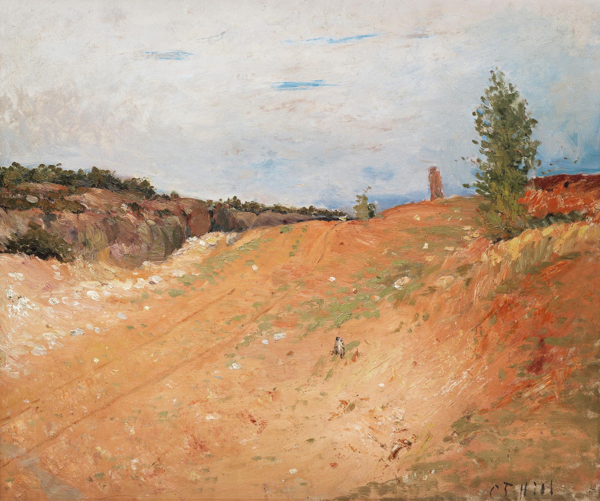Carl Fredrik Hill, "Grustag med hjulspår".