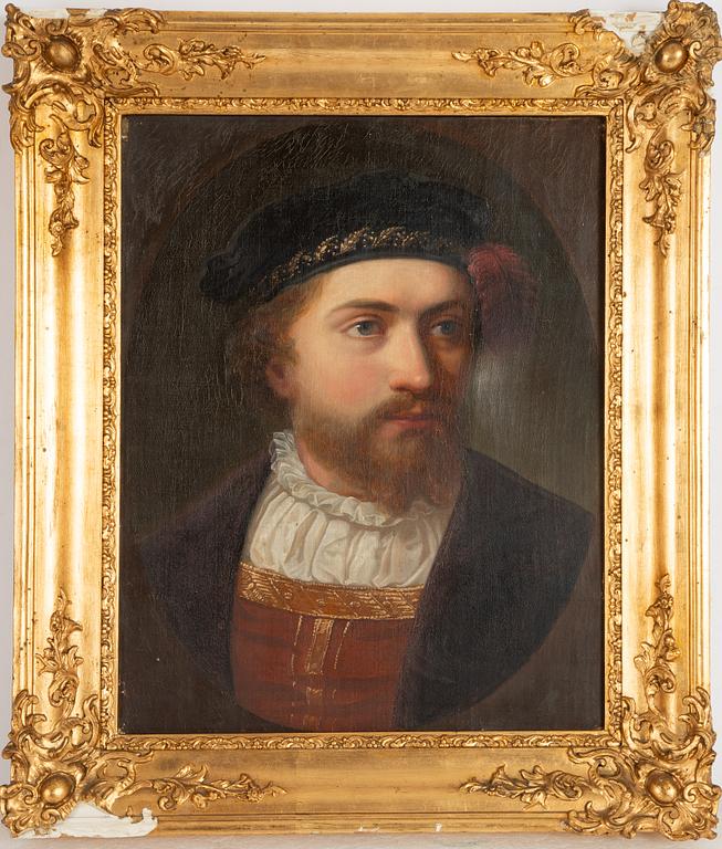 Unknown artist, Portrait of a Man with Headgear, 19th century.