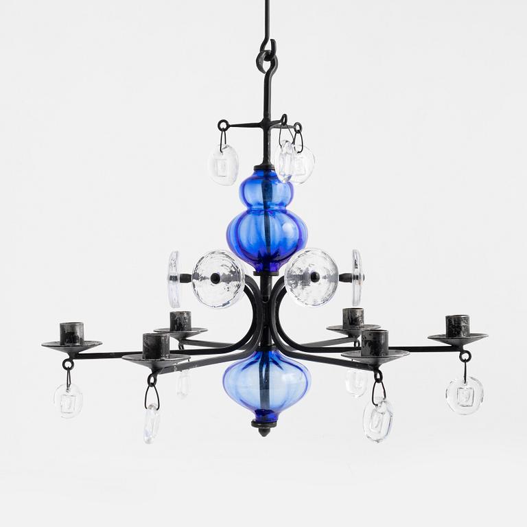 Erik Höglund, a metal chandelier, Boda Smide, Sweden.