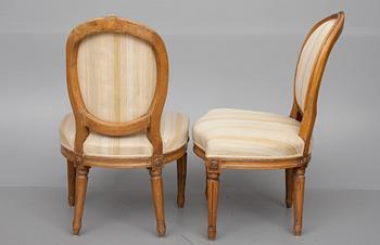 A PAIR OF CHAIRS.