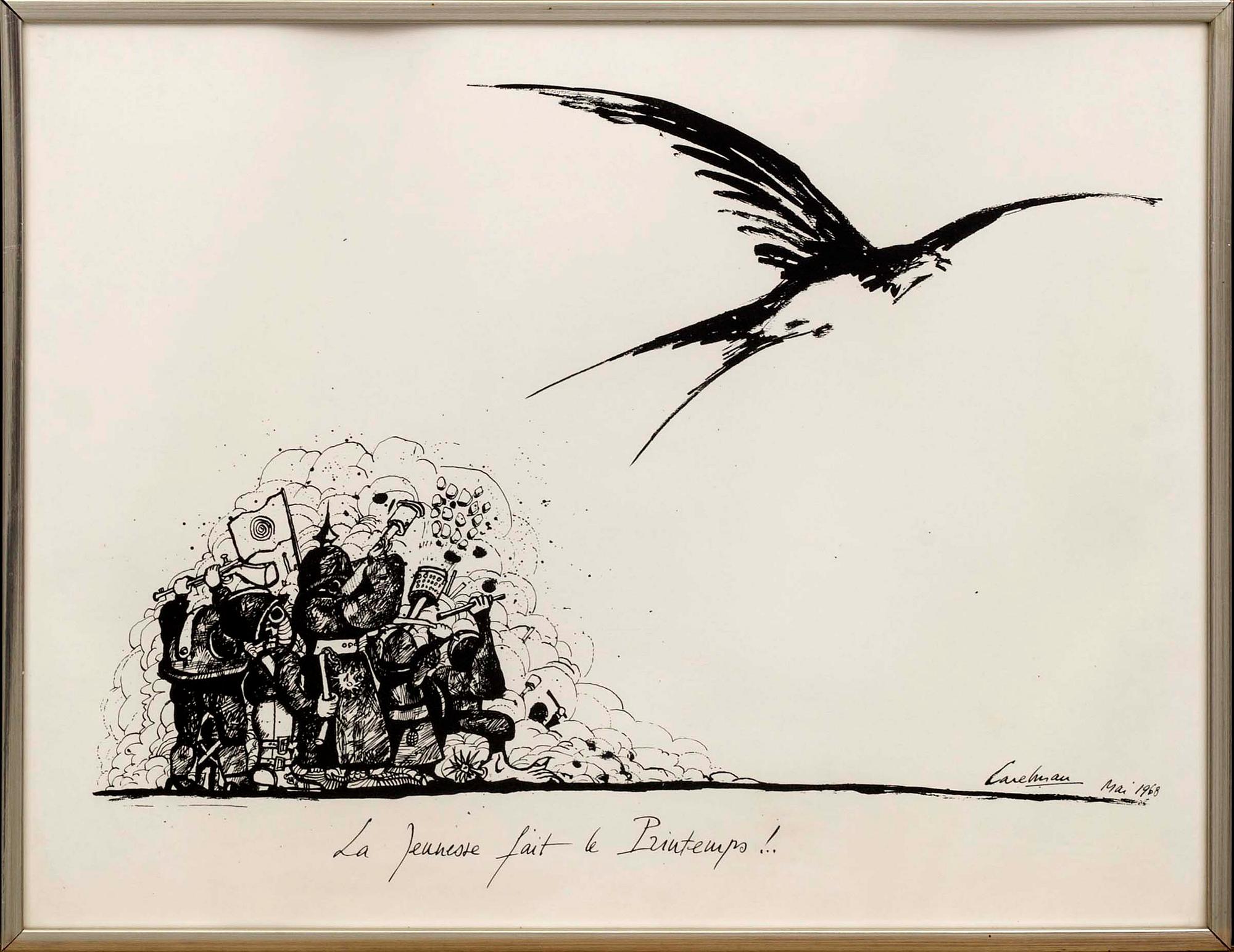 LUC SIMON, 2 litographes, signed in print May 1968 + one, unknown.