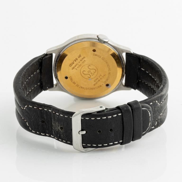 Sjöö Sandström, Automatic, "First watch - number 66 of 100", wristwatch, 37 mm.