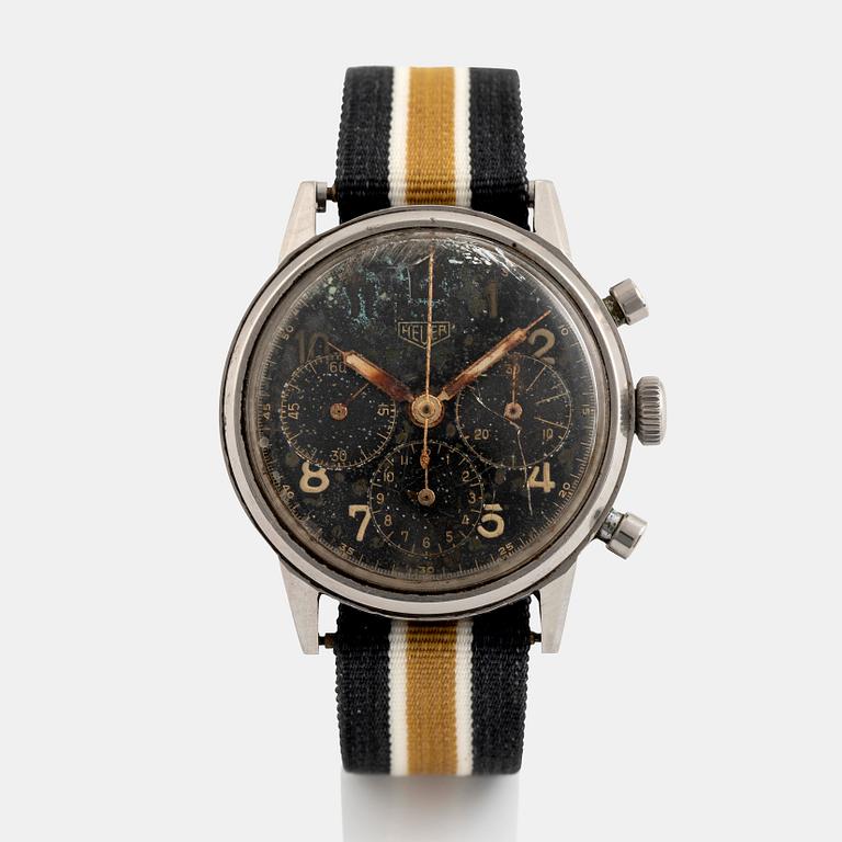 Heuer, chronograph, ca 1945.