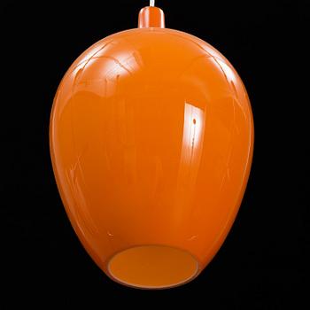 a Holmegaard ceiling lamp from the second half of the 20th century.