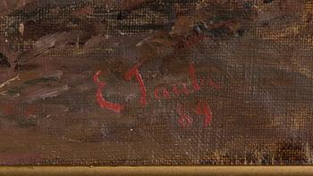 Eugen Taube, Laiva auringonlaskussa.