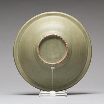 A celadon dish, Ming dynasty (1368-1644).