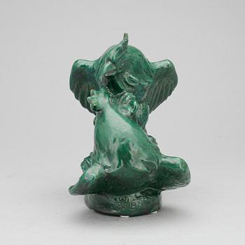 SKULPTUR, keramik, Walter Beyer, monogramsignerad, daterad -37.