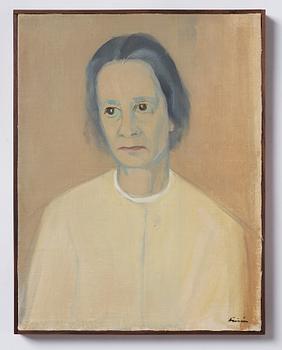 Vera Frisén, oil on relined canvas, signed.