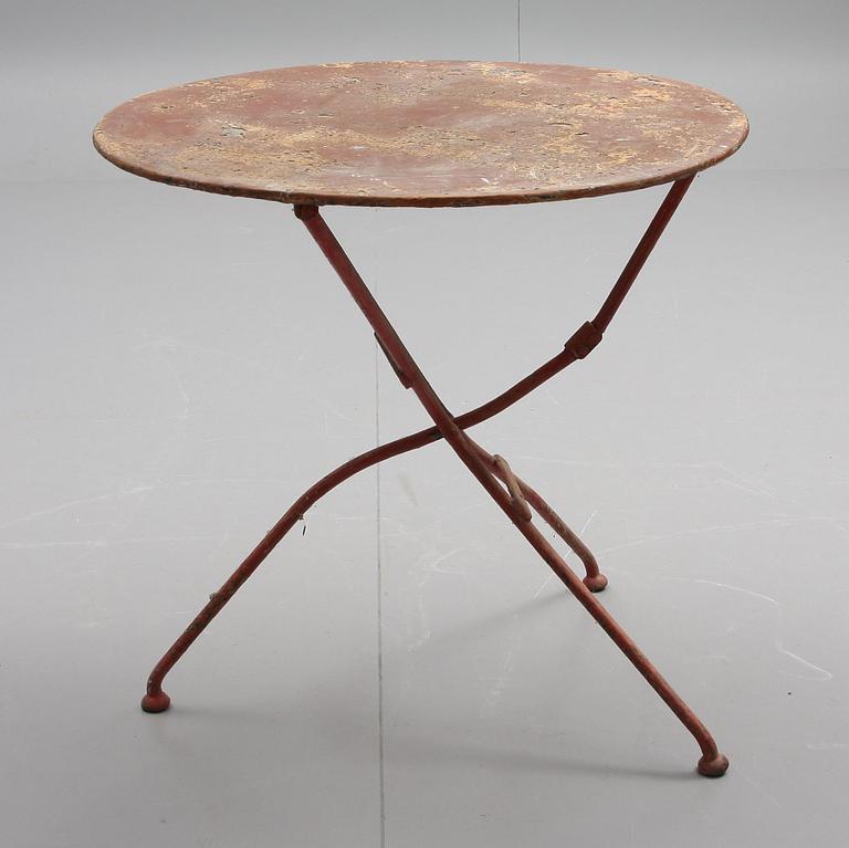 CAFÉBORD, metall, 1900-tal.