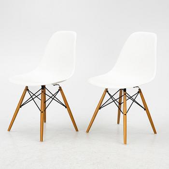 Charles & Ray Eames, Stolar, 6 st, "Plastic chair DSW", Vitra 2012-2013.