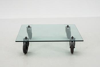 SOFFBORD, "Tavolo con ruote", Gae Aulenti, Fontana Arte, Italien.