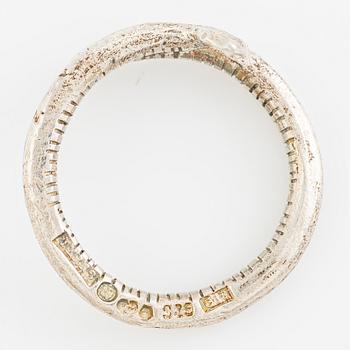 Ring, Terrs, silver i form av orm.