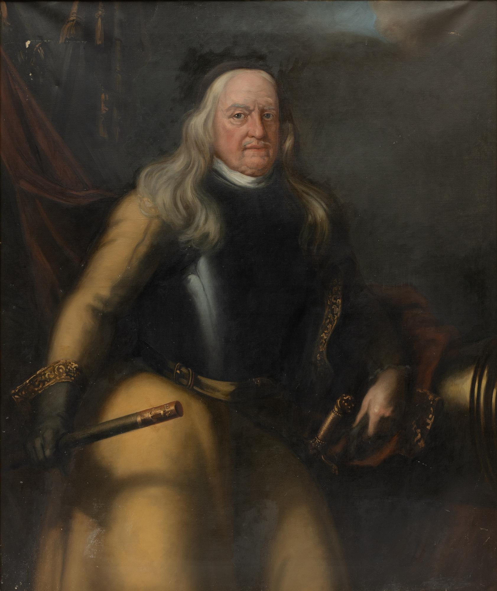 David Klöcker Ehrenstrahl, copy after, "Otto Stenbock" (1614-1685).