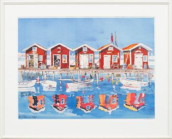 ARIANA RAMHAGE, graphics, signed, numbered 132/756 and dated in the print 1996.