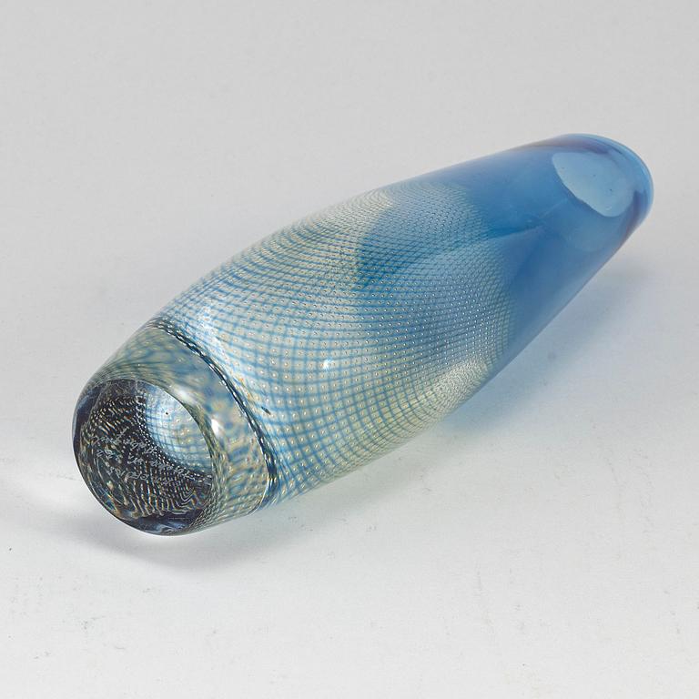 SVEN PALMQVIST, A 'Kraka' glass vase from Orrefors.