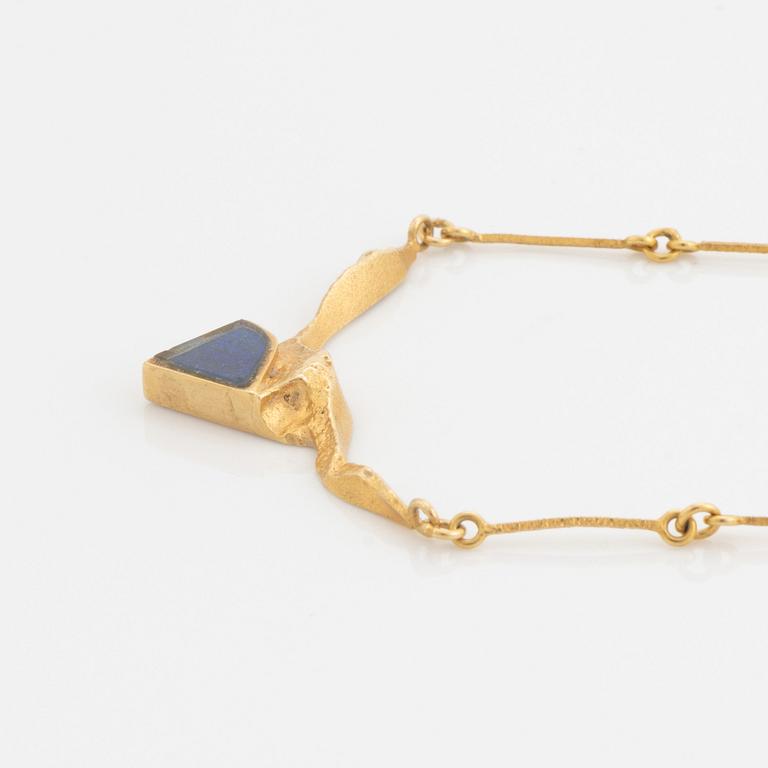 Björn Weckström, An 18K gold Lapponia necklace "Kalypso" with an opal triplette.