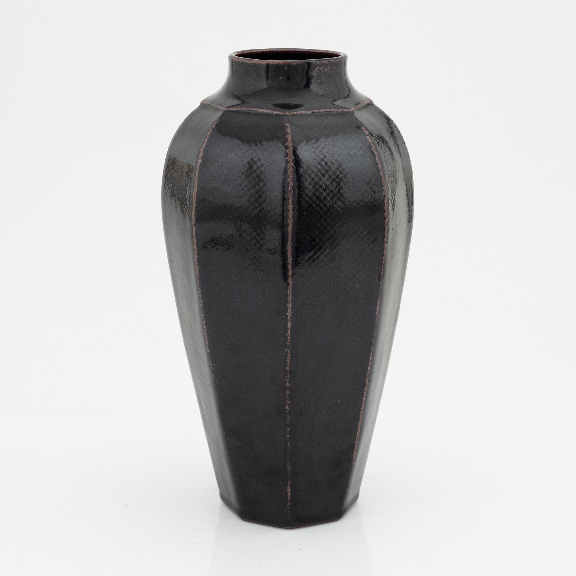 Tomas Anagrius, a stoneware vase, signed.