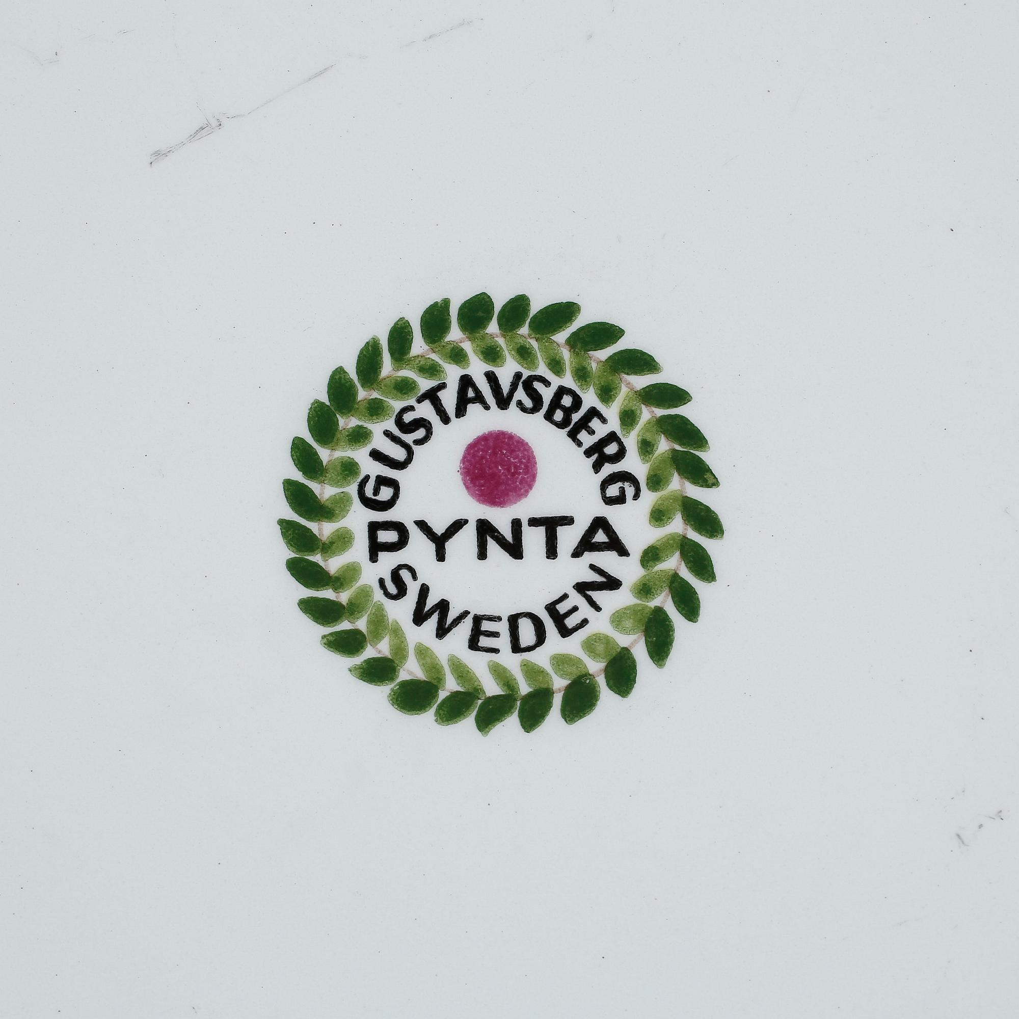 SERVISDELAR, Stig Lindberg, 35 delar, "Pynta", Stig Lindberg, Gustavsberg 1962-65.