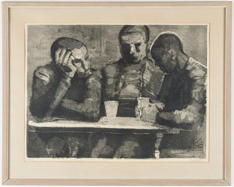 LOUIS BASTIN, etsning, signerad och numrerad 42/50.