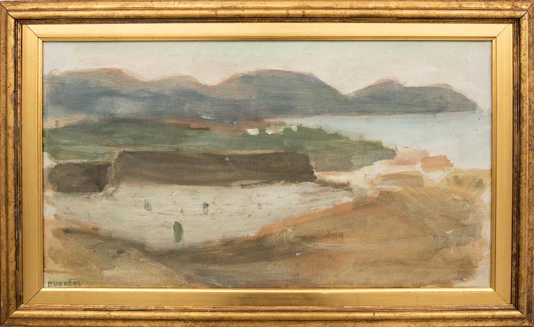 Gustav Rudberg, oil on canvas, signed.
