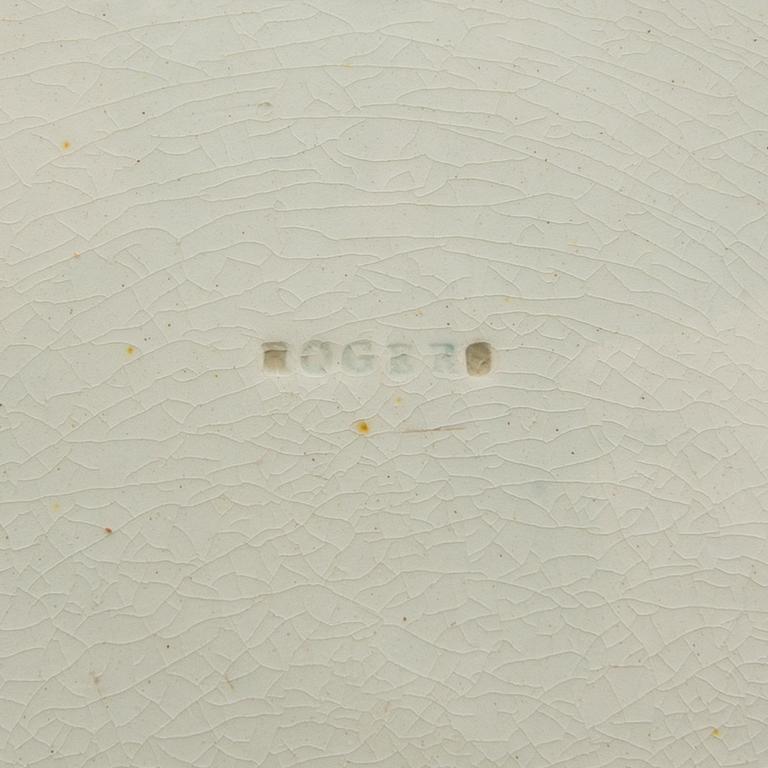 Servisdelar 7 st John Rogers & Son Longport England 1800-talets första hälft fajans.