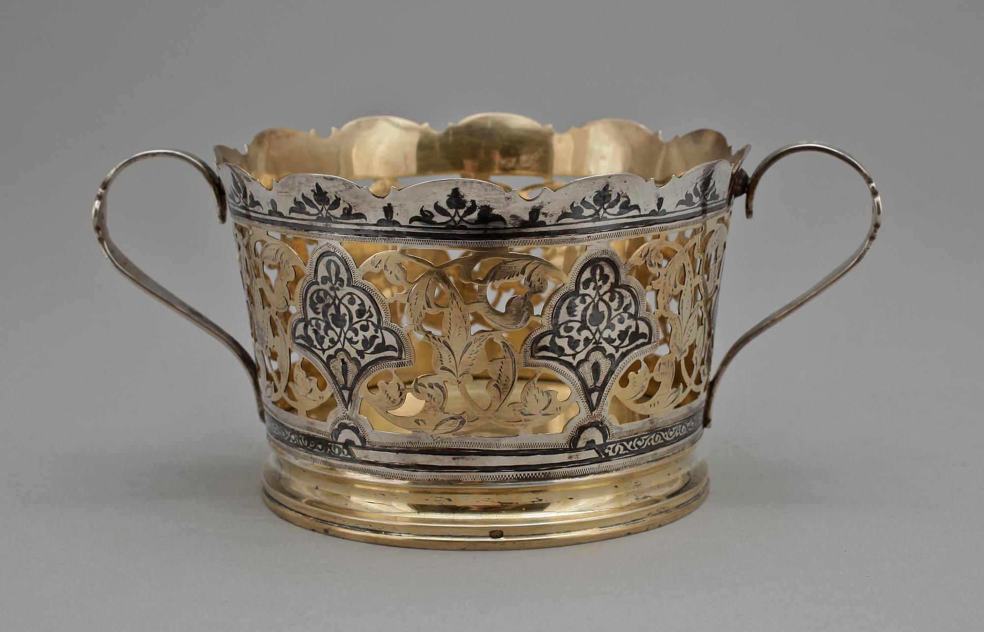 SKÅL, silver, Sovjetunionen, 1900-talets andra hälft. Vikt ca 211g.