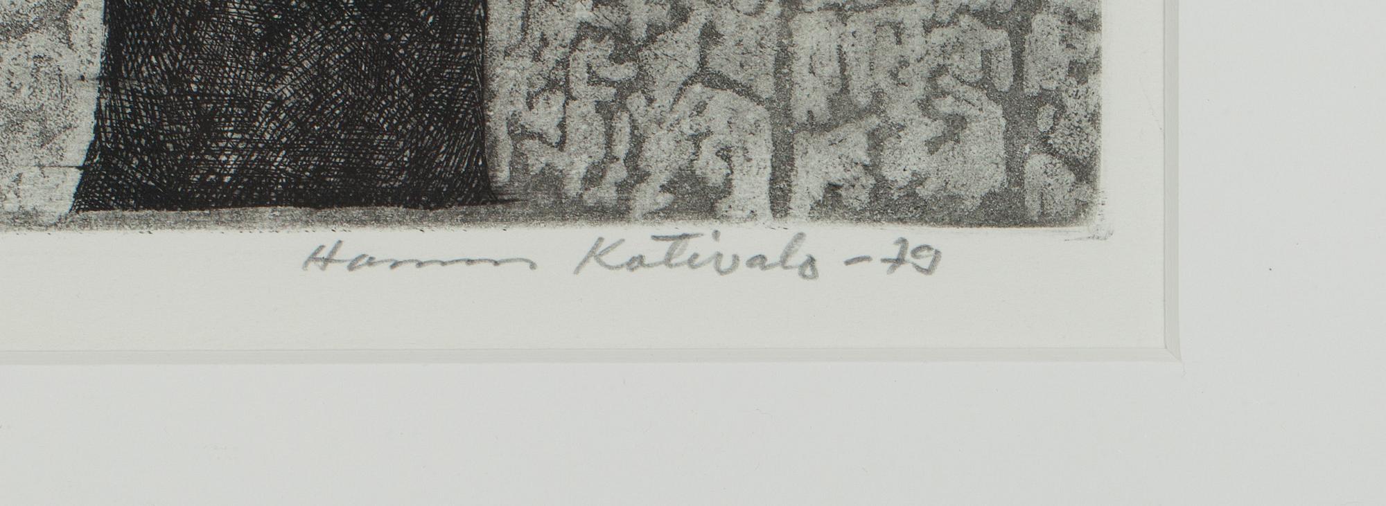 HANNU KOTIVALO, KRÅKOR. Etsning. 20/20. Sign. och dat. -79.