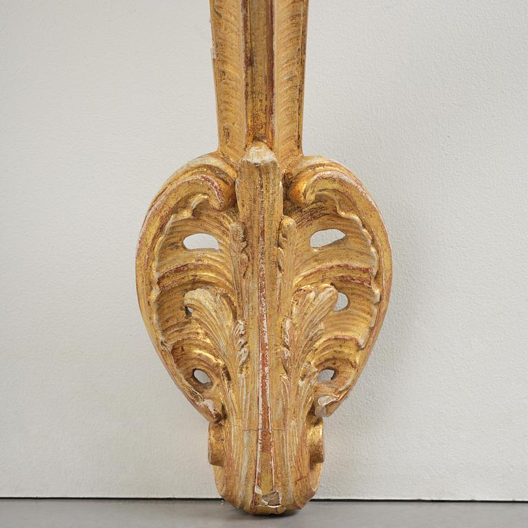 A Swedish Rococo console table.