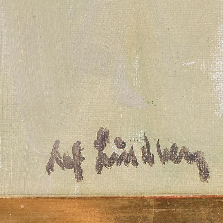 ALF LINDBERG, Olja på duk, signerad Alf Lindberg.