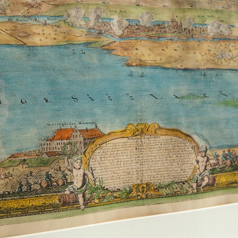 Map of Kristianstad, 1678.