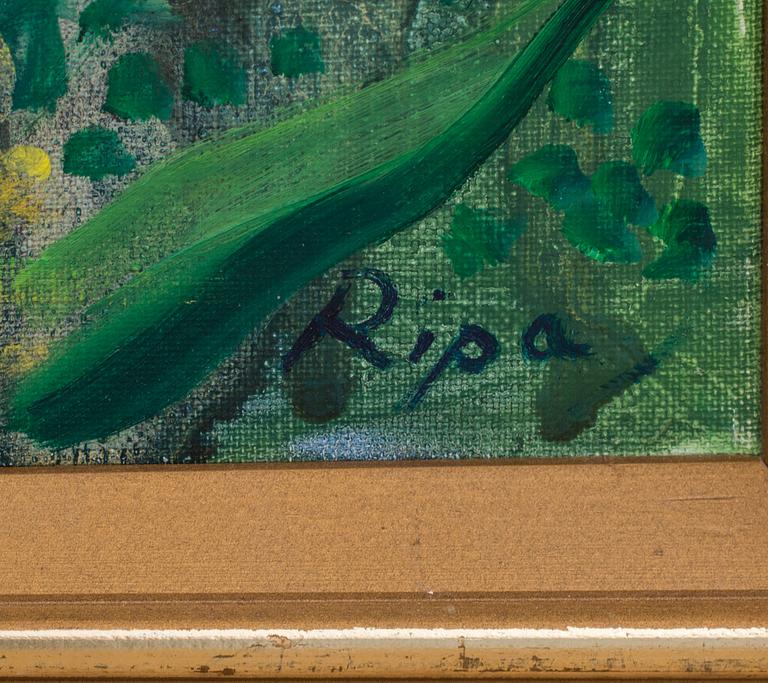 HANS RIPA, oljemålning på duk, signerad.