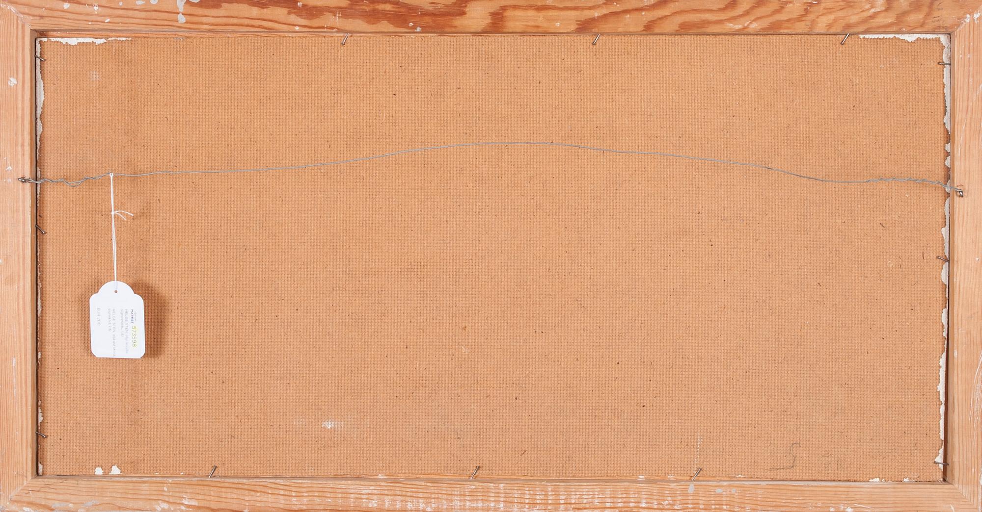 HELGE STÉN, olja på skiva, signerad.