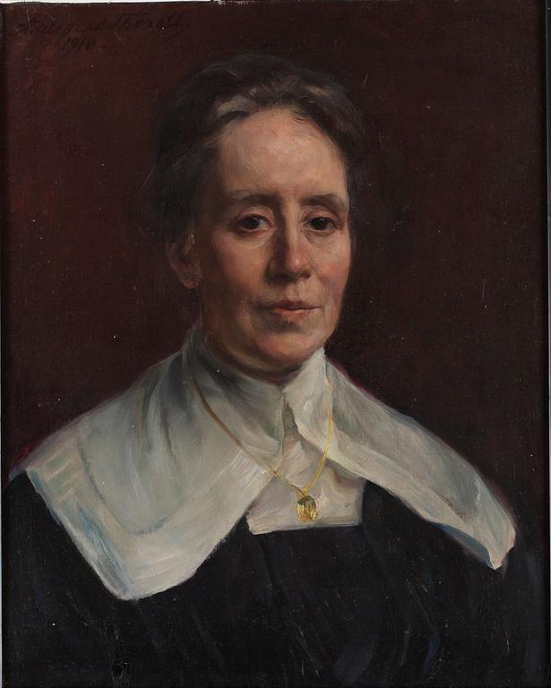 Hildegard Thorell, Porträtt föreställande Fanny Brate.
