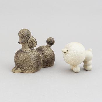 Lisa Larson, six stoneware figurines, for Gustavsberg and K-studion.