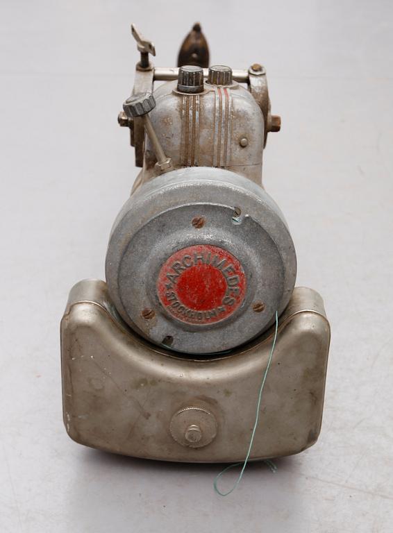 UTOMBORDSMOTOR, Archimedes, Stockholm, 1900-talets mitt.