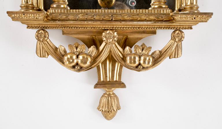 VÄGGPENDYL, sengustaviansk, Israel Dahlström (verksam 1792-1829), Stockholm.