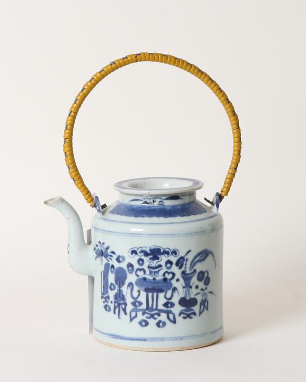 TEKANNA, porslin, Kina, 1800/1900-tal.