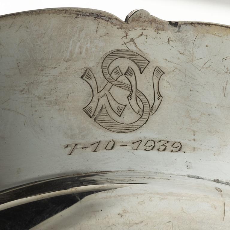 Fat, silver, Danmark 1938.