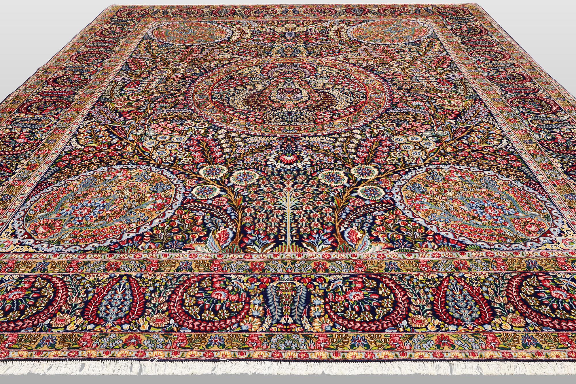 Matta, Kirman lavar, Millifleur, 393 x 300 cm.