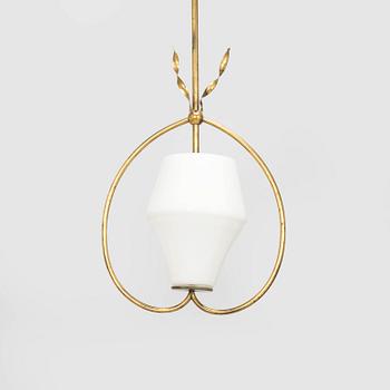 A mid-20th century pendant lamp for Idman.