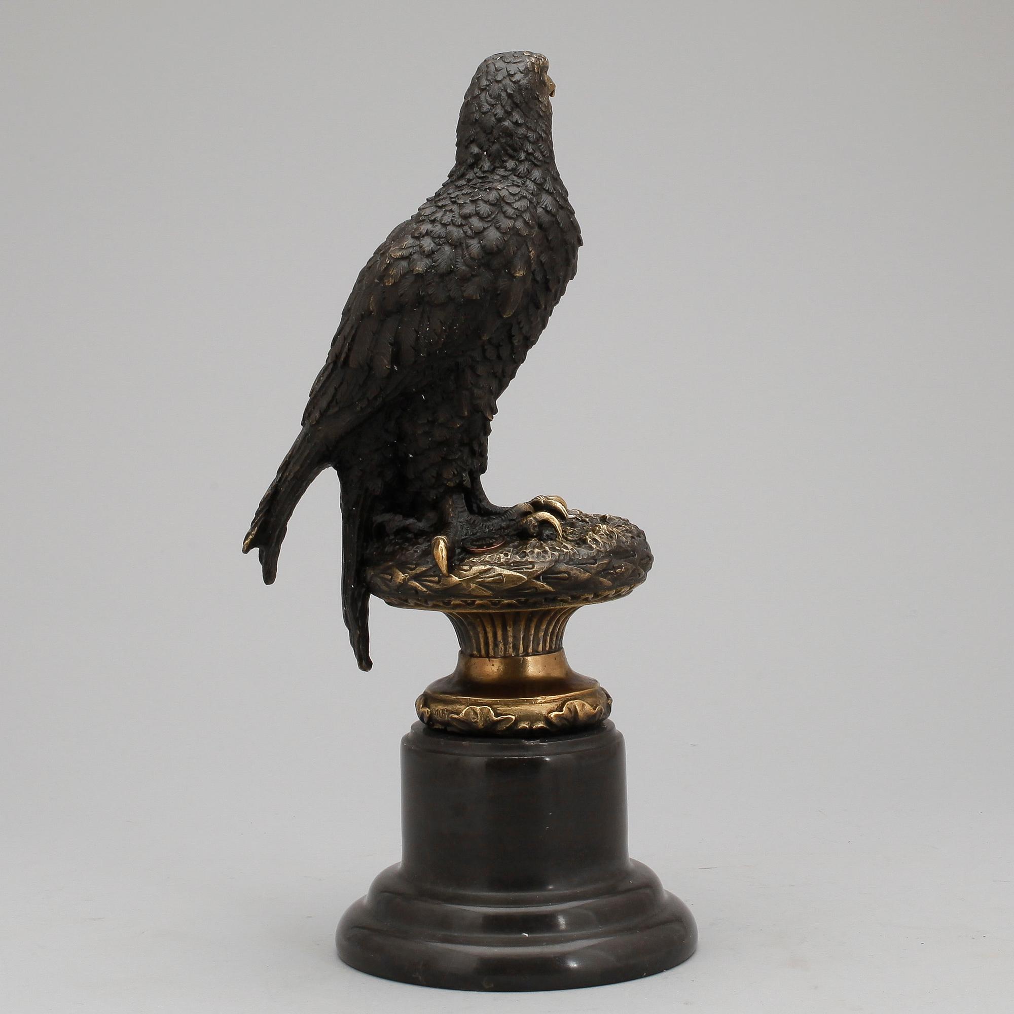 ARCHIBALD THORBURN, efter, skulptur, brons, signerad.