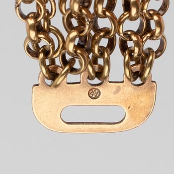 HALSSMYCKE och ARMBAND, brons, Kalevala Koru "Hämäläinen juhlakääty". 1900-talets slut/2000-tal.